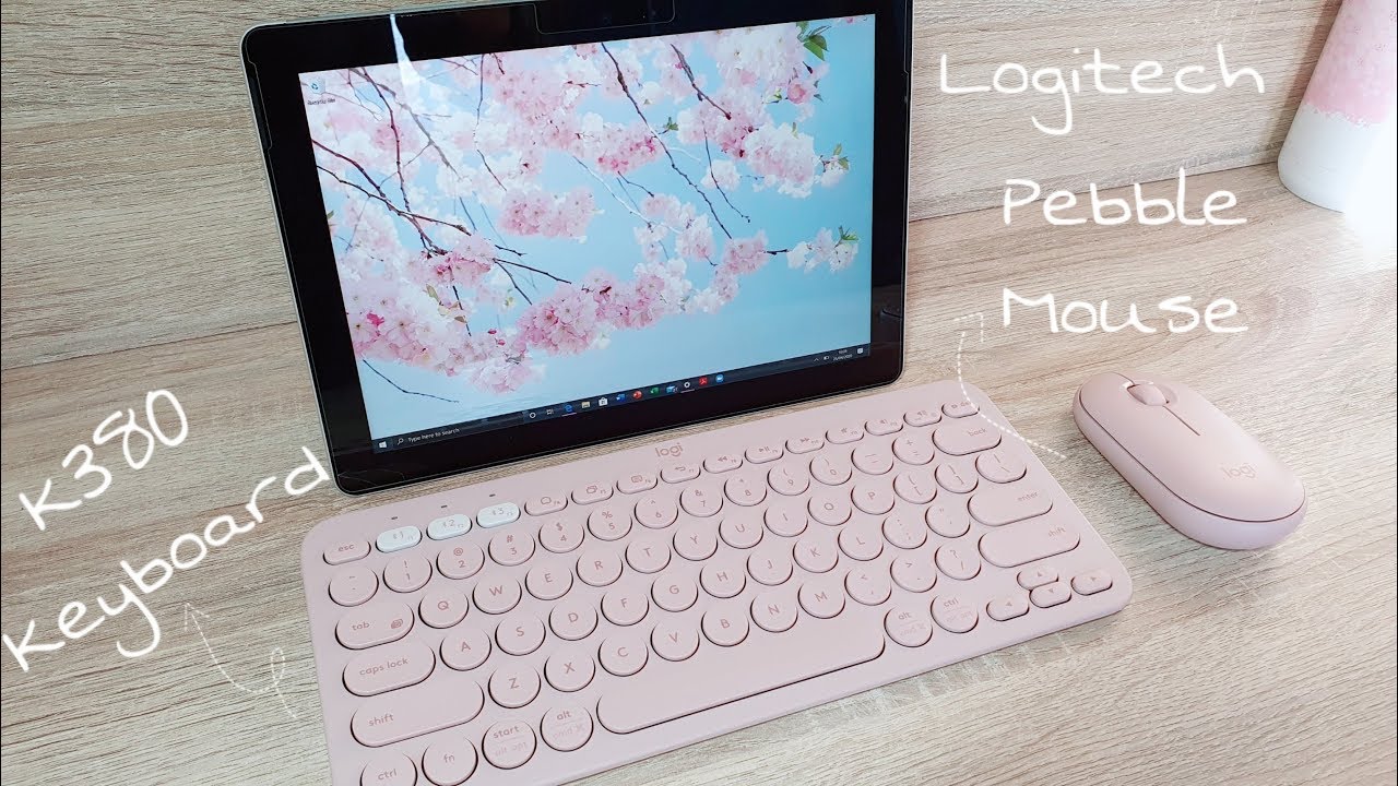 Logitech Wireless Bluetooth K380 Keyboard And Pebble Mouse Unboxing Youtube