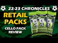Cello packs 202223 chronicles soccer value pack panini review