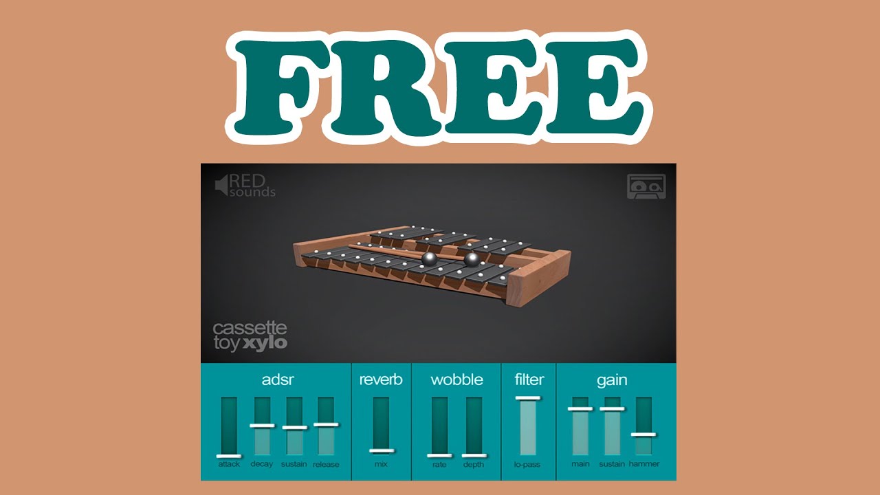 FREE Cassette Toy Xylo by Red Sounds