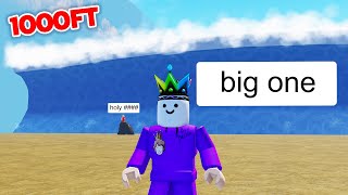 Roblox BUT A Massive 100FT Tsunami HITS