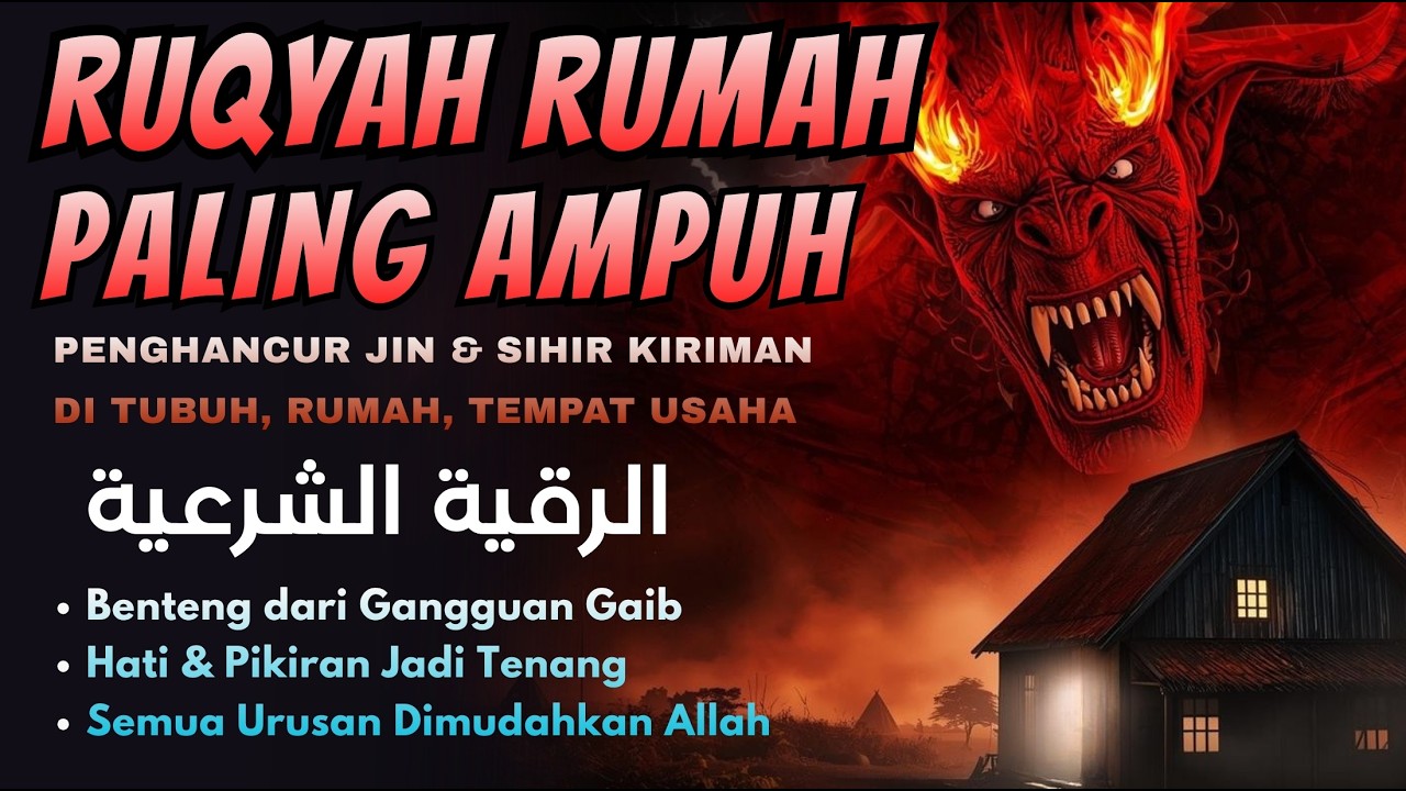 Ayat Ruqyah Ampuh‼️ Ruqyah Rumah Dan Diri Sendiri Pengusir Jin Dan Setan, Penenang Hati & Fikiran