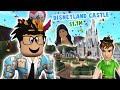 touring an EXPENSIVE BLOXBURG DISNEYLAND CASTLE... It's so beautiful I cry
