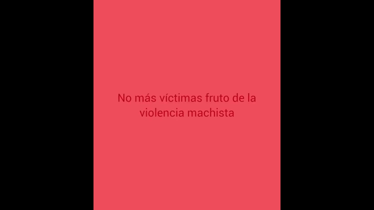 Un grito contra la violencia machista