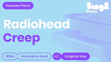 Radiohead - Creep (Karaoke Piano)