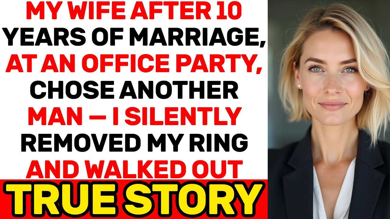 After 10 Years She Chose Another At A Party — I Removed My Ring And Walked Out