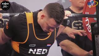 Remco Sanders - 6th Place 670kg Total - 74kg Class 2024 European Classic Championship