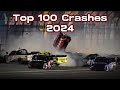 Top 100 NASCAR Crashes of 2024 🚗💥