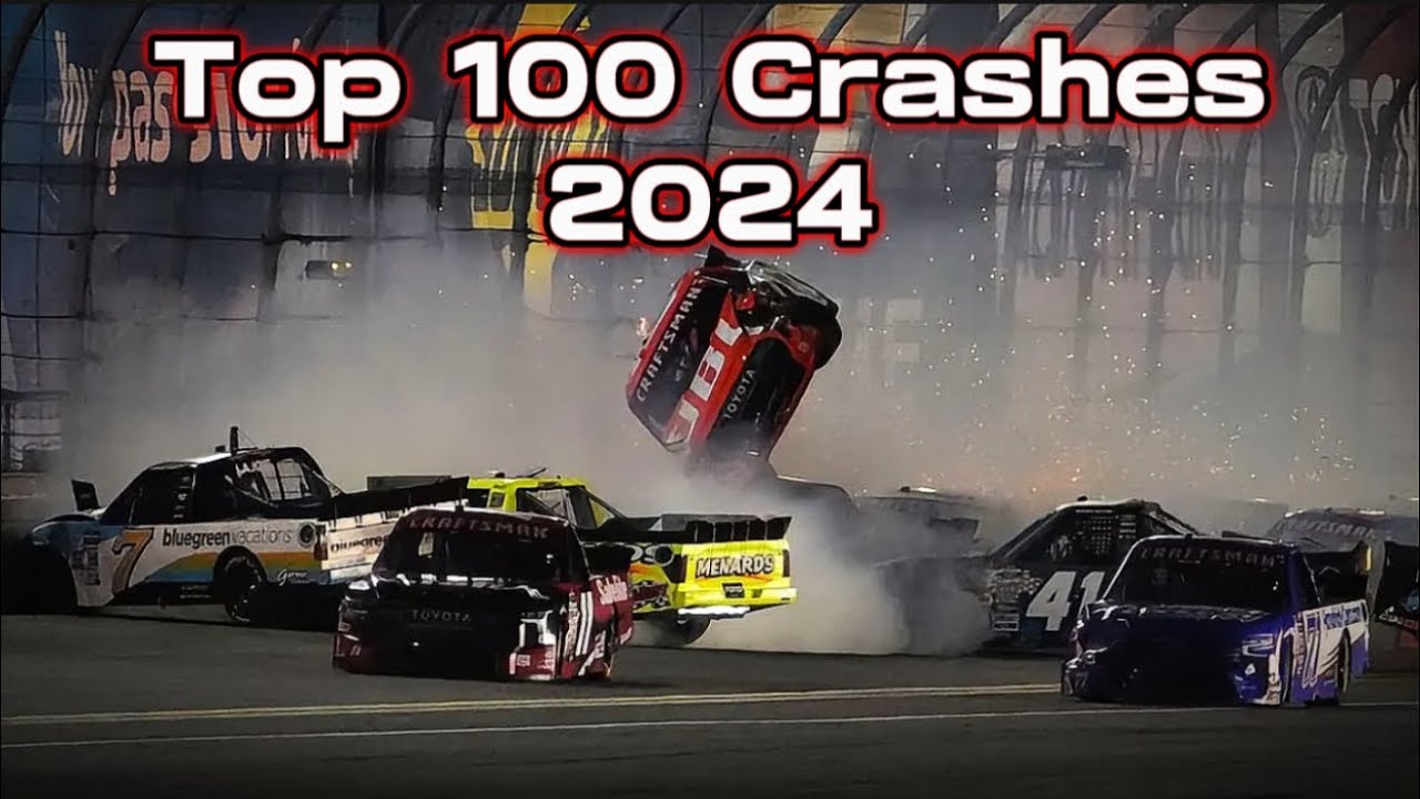 100 крупнейших аварий NASCAR 2024 года