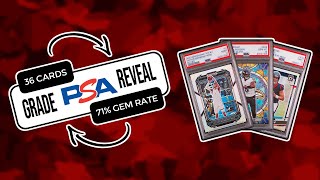36 CARD 71% GEM RATE PSA GRADE REVEAL! Stroud, Victor, Lamar & More! 🔥💎