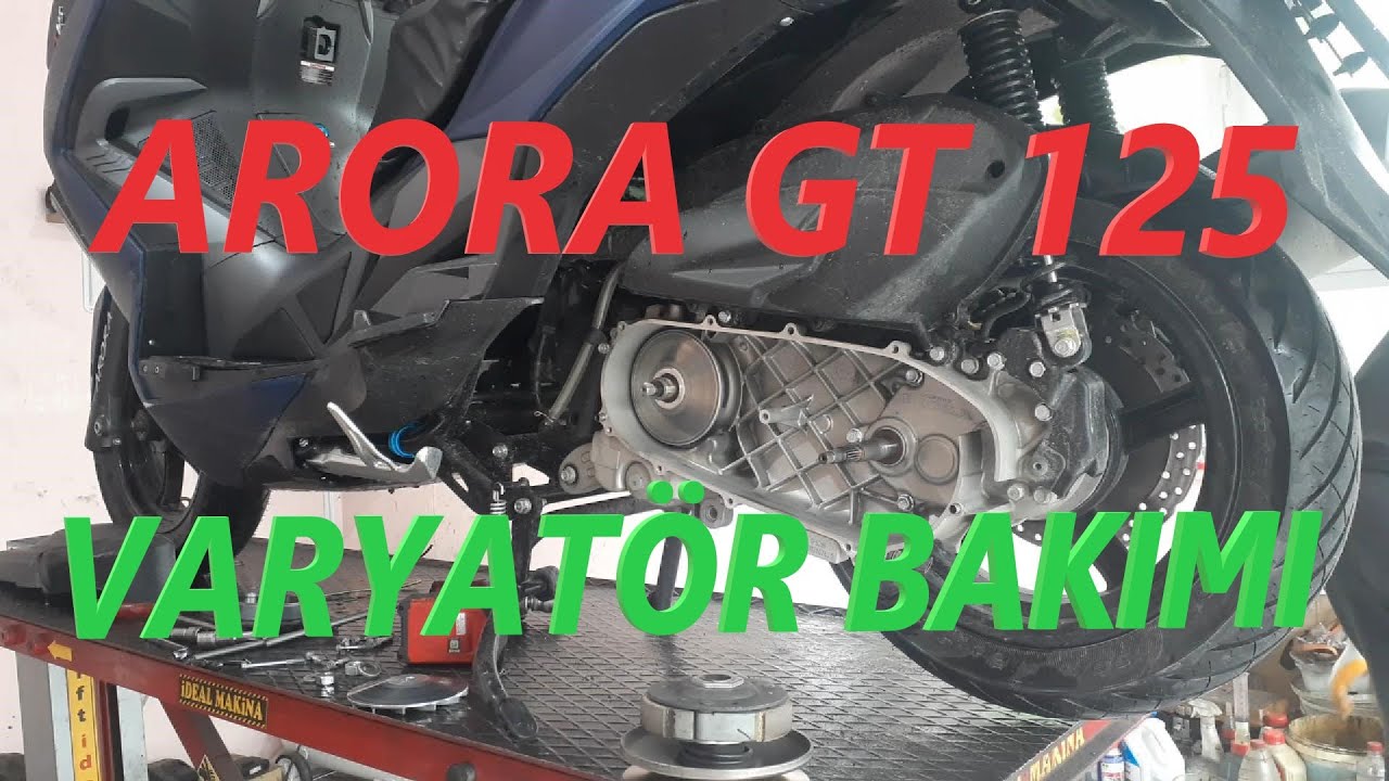 ARORA GT 125 VARYATÖR BAKIMI