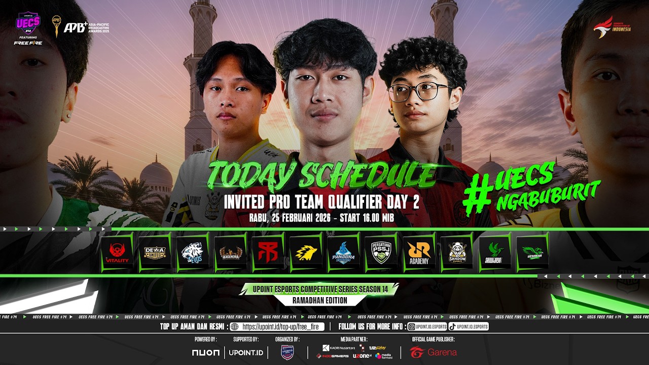 🔴 [LIVE] PRO TEAM QUALIFIER DAY 2 - UECS SEASON #14