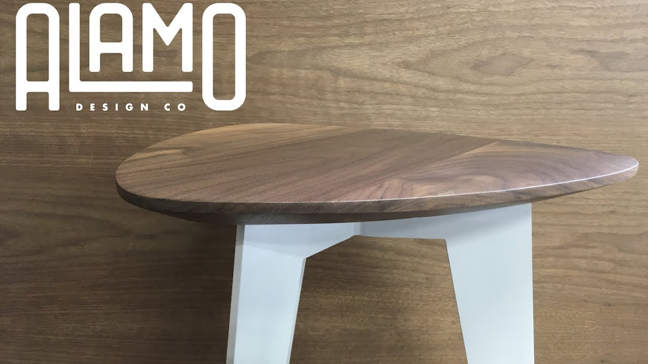 Alamo Design Co. | Walnut & Metal Stool