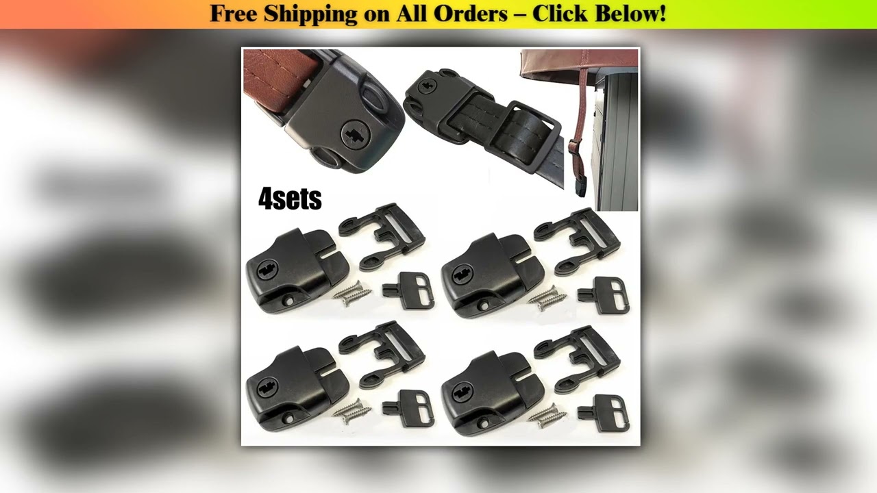 Hot Tub Cover Clips Spa Cover Latch Plastic Spa Cover Lock Replacement Latches Clip Lock With Key