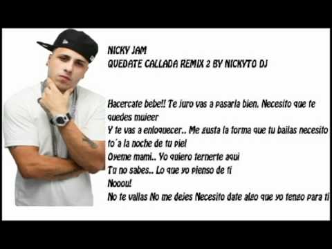 Nicky Jam Ft. Zalem & Nory - Quedate Callada Remix 2 By Nickyto