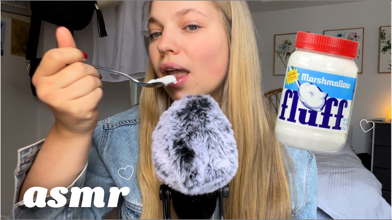 ASMR Trying Marshmallow Fluff! YouTube