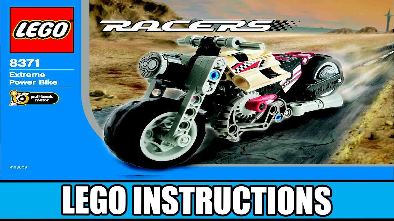 LEGO Instructions - Racers - 8371 - Extreme Power Bike - Drome Racers ...