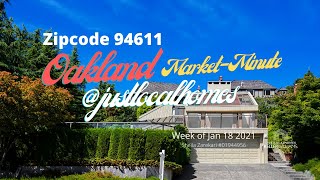 Zipcode 94611 Market Minute Update - January 18, 2021 │ Sheila Zarekari │ Just Local Homes │ Kel...
