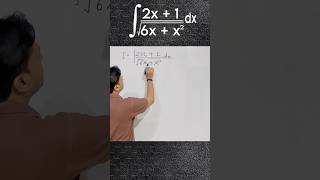 Integration of (2x + 1) upon 6x + x^2 #mathogramcbse #maths #integration #jeemains