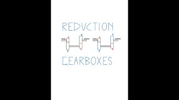 Reduction Gears  - Reverted Gearboxes