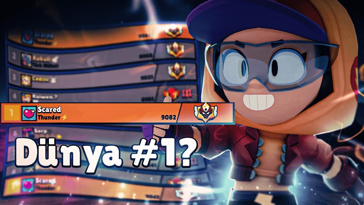 AŞAMALIDA DÜNYA 1.Sİ OLDUK😎 #brawlstars