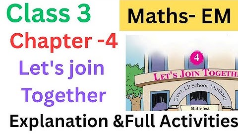 3 Maths EM chapter 4 Let