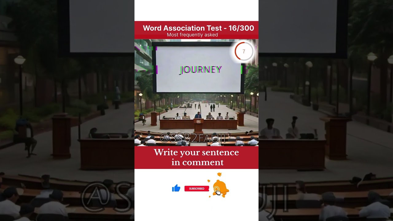 Word Association Test - 16/300 