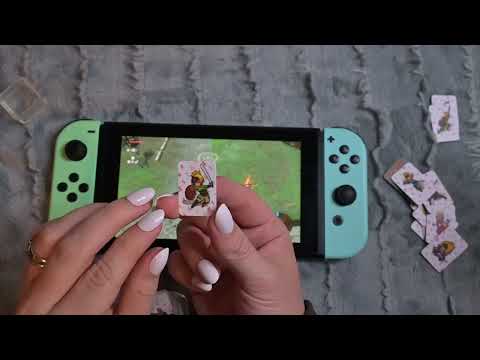 ASMR The legend of Zelda Tears of the Kingdom | Using all my Amiibos (whispered) controller sounds
