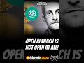 Edward Snowden warns, Open AI is not open at all. Bitcoin Nashville @BitcoinMagazine