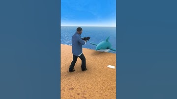 GTA V: FRANKLIN SAVING DOLFIN FROM MICHAEL | #shorts #gtav #viral