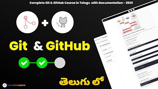 Git & GitHub Full Course Part 2 in Telugu | TechZoomMedia | TZM