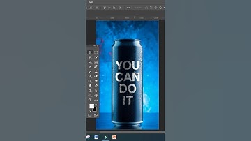 Photoshop Ice🧊 Text Effect #rajgraphicgyan #photoshop #shorts
