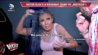 WOWBIZ (18.07.2017) - Victor Slav s-a razbunat pe Andreea! Mantea: ,,ma arde parul!