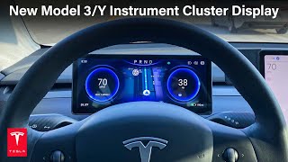 New 2023 Tesla Model Y/3 Instrument Cluster Display with 4G/ Apple Carplay/Android Auto #tesla