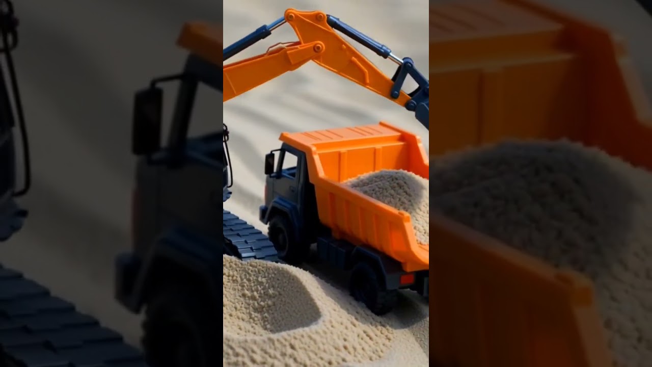 ayo kita bermain ekskavator! #Toys #RC