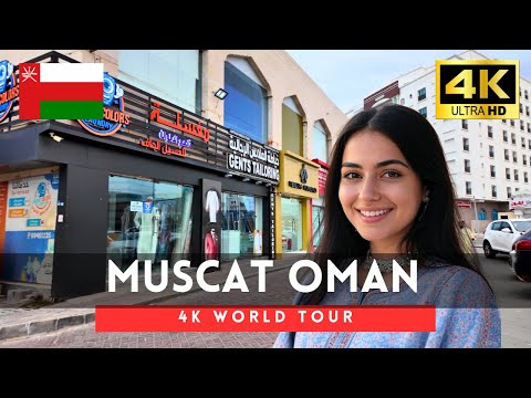 🇴🇲Muscat, Oman Walking Tour - 4K Downtown tour｜Mar 2025