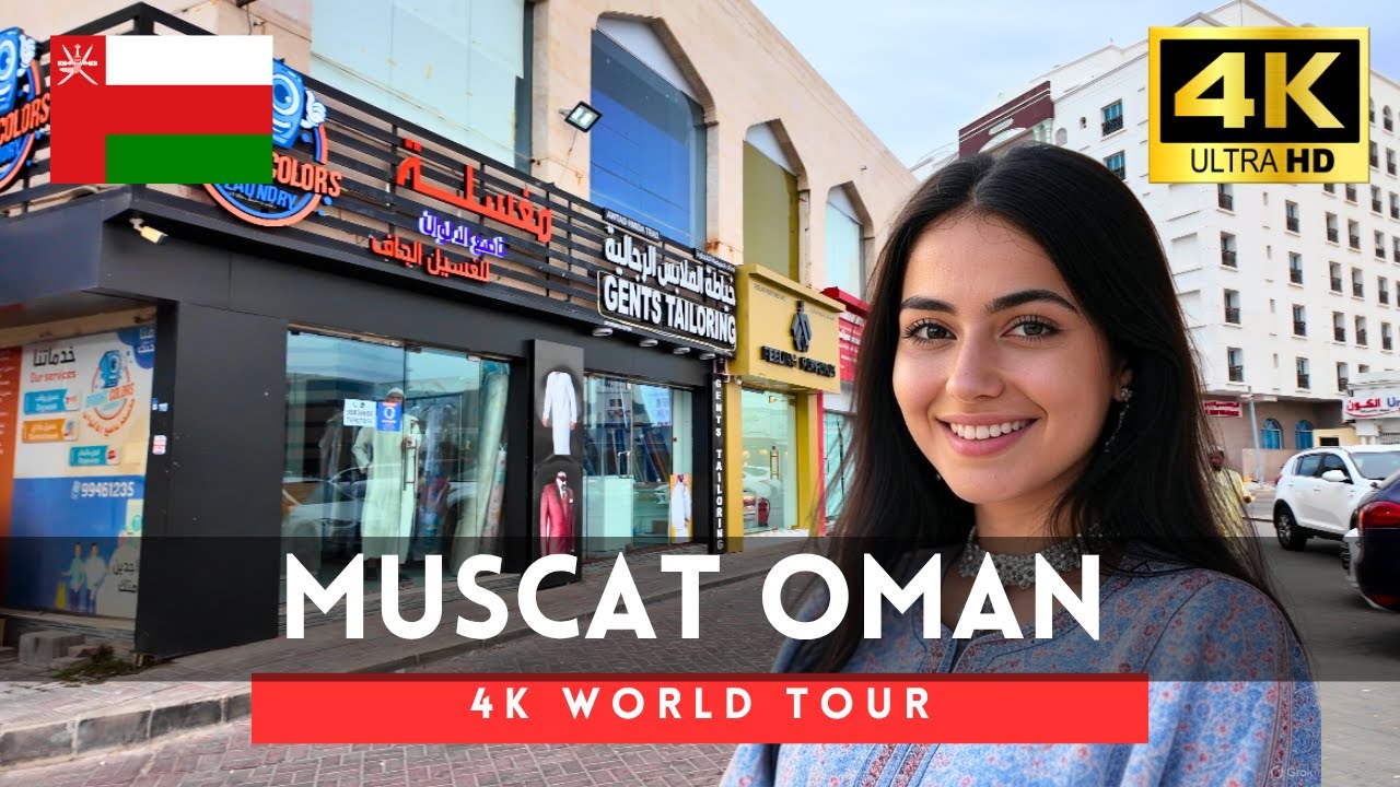 🇴🇲Muscat, Oman Walking Tour - 4K Downtown tour｜Mar 2025
