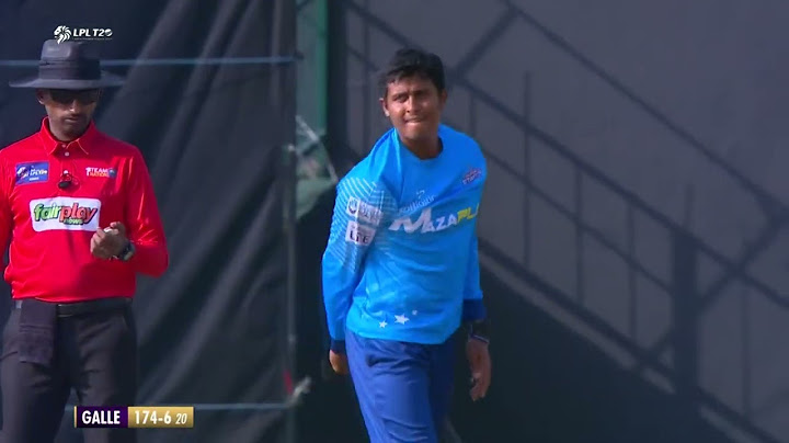 LPL T20: Galle Gladiators 174-6 Innings HL, beat Colombo Stars by 25  runs in Match 7 | SportsMax TV