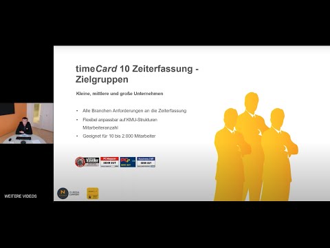 timeCard 10 Zeiterfassung - Features / Webinar