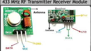 433 Mhz Transmitter & Receiver 🔥 आराम से बेठ कर कंट्रोल करो !