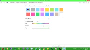 How to change the color of your taskbar on windows 8