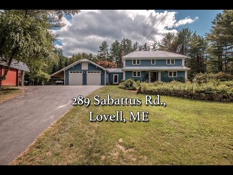 289 Sabattus Rd., Lovell, ME home video tour