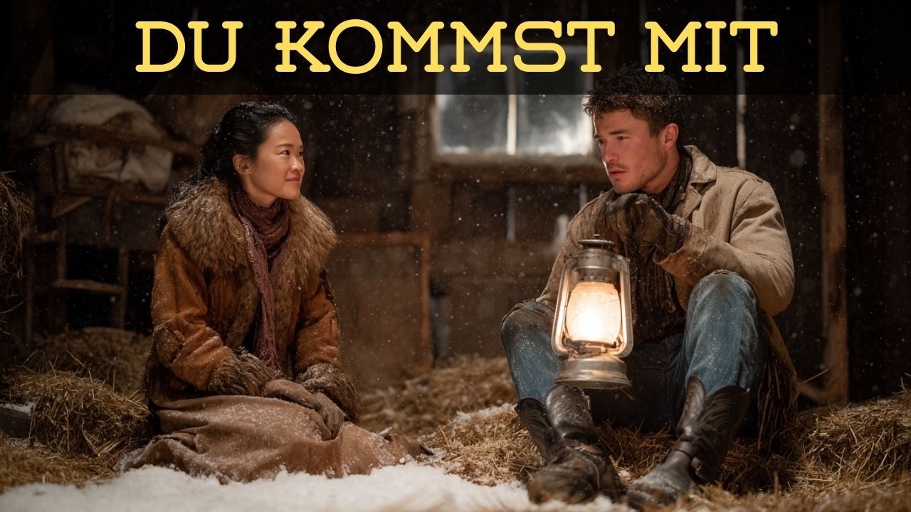 Pack deine Sachen du kommst mit mir sagte der Rancher zum Mädchen im Stall