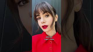 Lily Collins best colors #emilyinparis #lilycollins #coloranalysis