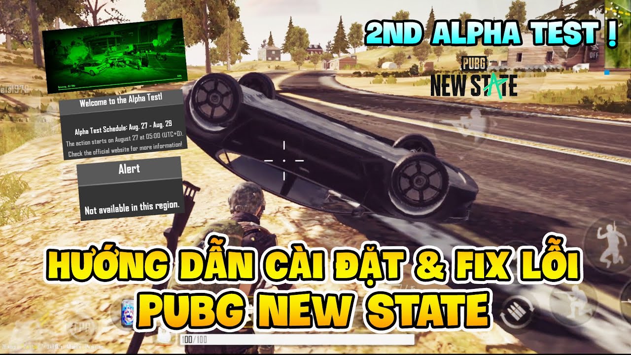 HƯỚNG DẪN CÀI ĐẶT, SỬA LỖI PUBG NEW STATE ALPHA TEST ! Nam Art