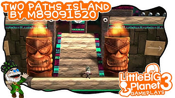 [LBP3]  Two Paths Island (platformer) by  m89091520