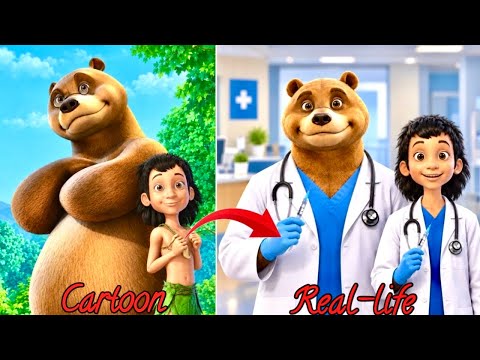 The Jungle Book Cartoon Characters as Doctors❤️
