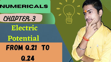 ISC Nootan Numericals Class 12 ||Chapter 3|| ( Electric Potential ). /#physics #boards #numericals/.