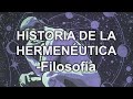 Historia de la Hermenéutica - Filosofía - Educatina
