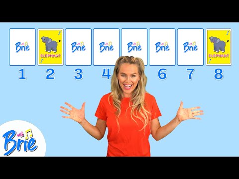 Memory card game for Kids | Guessing Game | Animal Card Game | With Brie