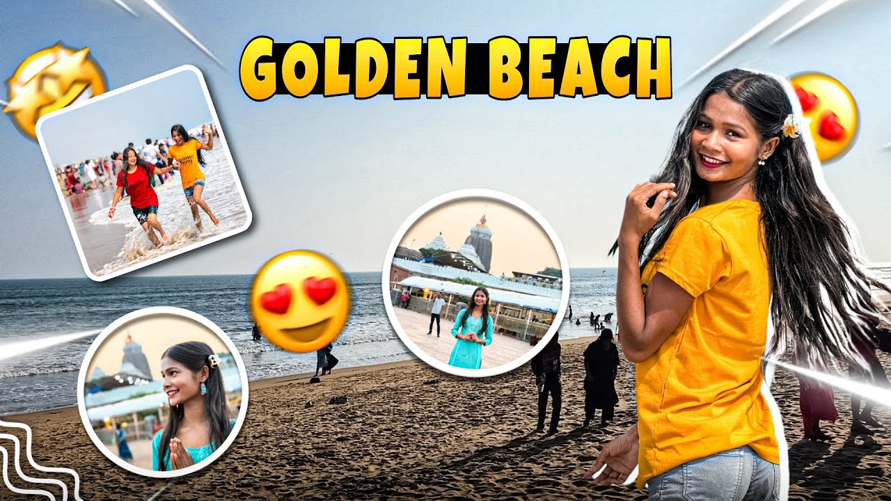Golden Puri beach🏖️ 🌊 